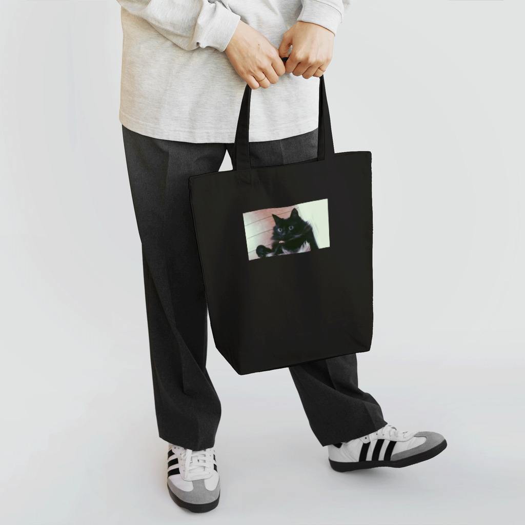 黒猫の住処の黒猫びっくりシリーズ Tote Bag