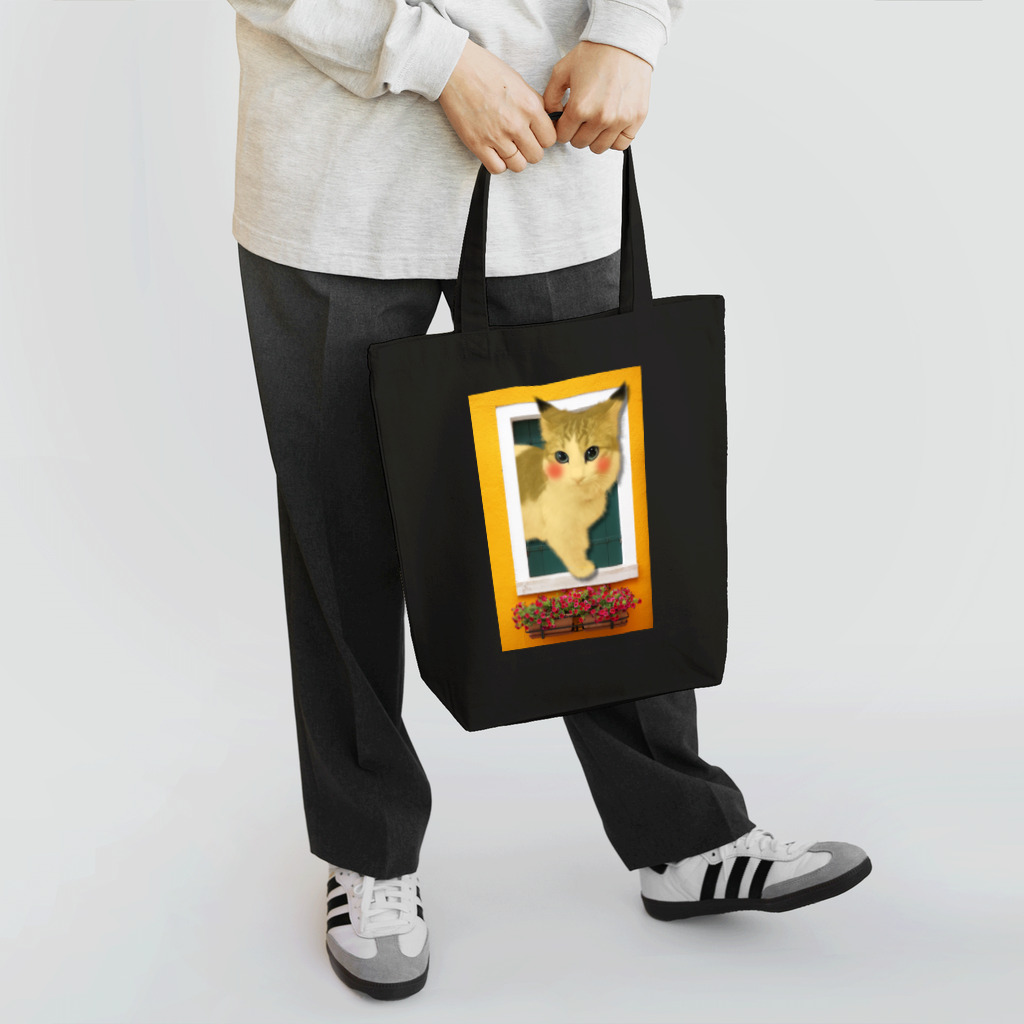 𝙈𝙊𝙈𝙊'𝙨 𝙎𝙝𝙤𝙥の黄色いMOMO　開店記念 特別価格　 Tote Bag