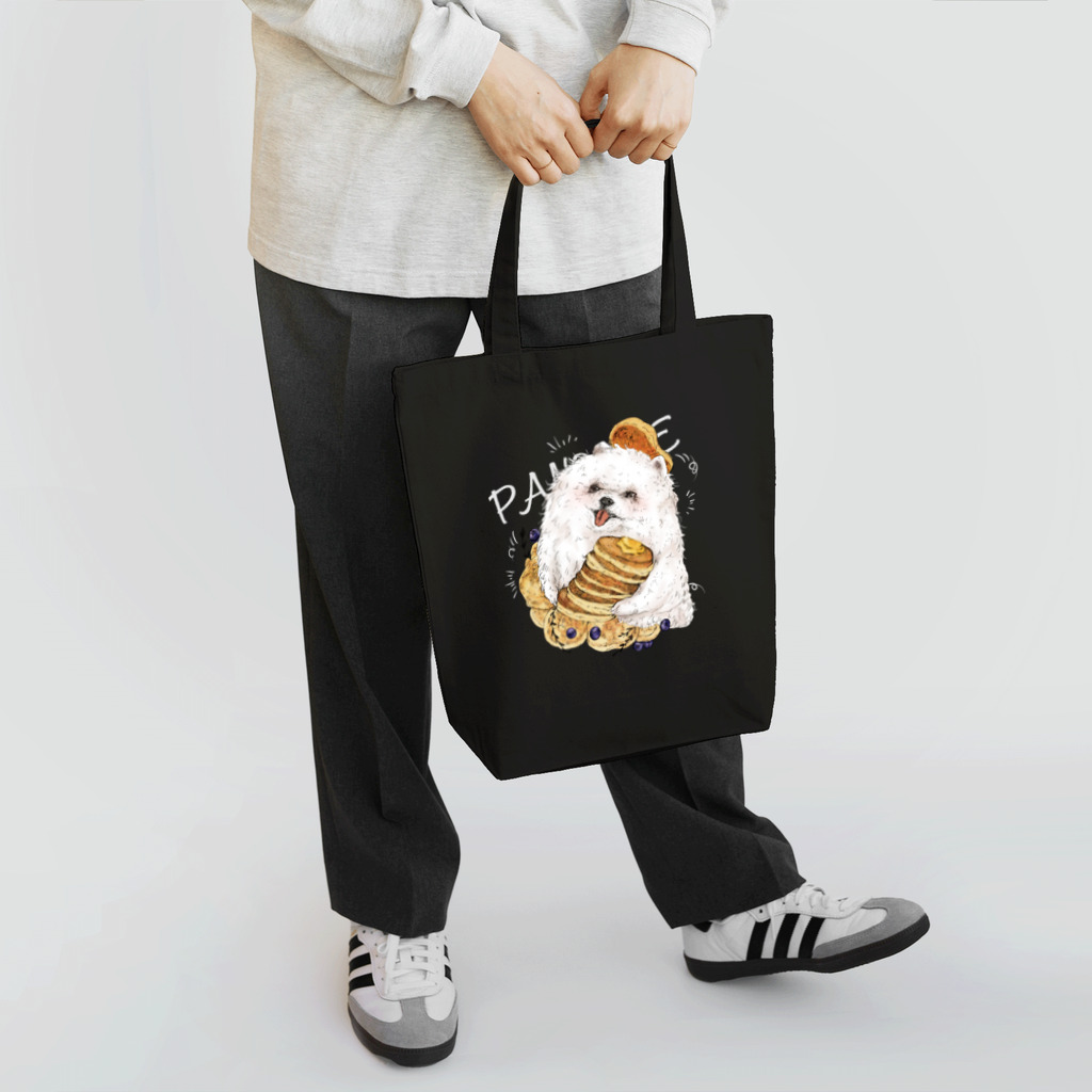 chiyokomeyaのパンケーキへの主張が激しいポメラニアン Tote Bag