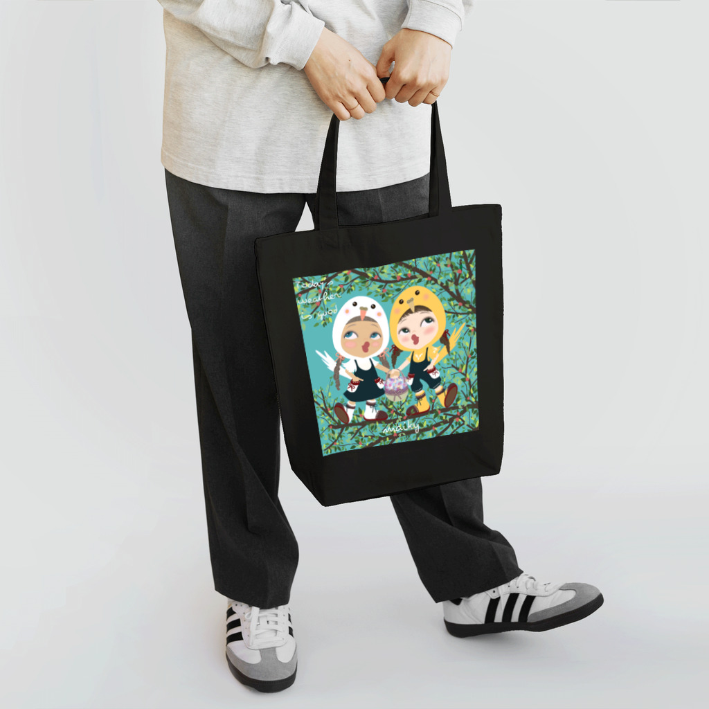 maiky_maikygirlの小鳥さんのおでかけ日和 Tote Bag