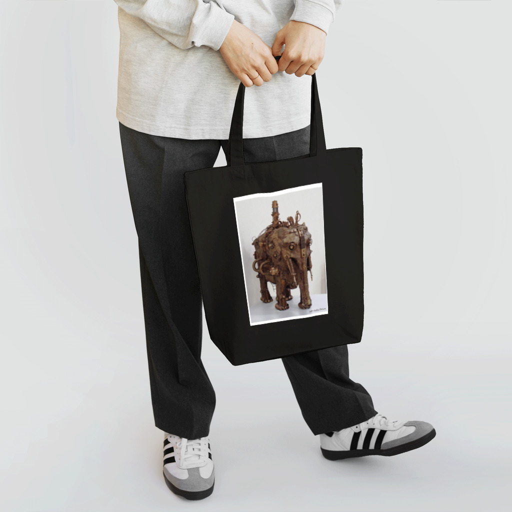 Shop　The　Zenmaiowl のスチームエレファント Tote Bag