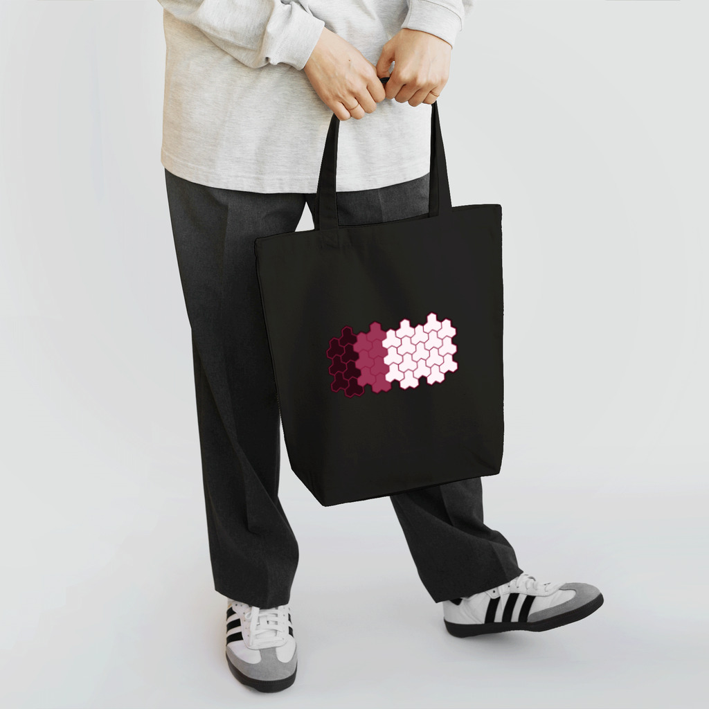 ももよりの毘沙門亀甲 Tote Bag