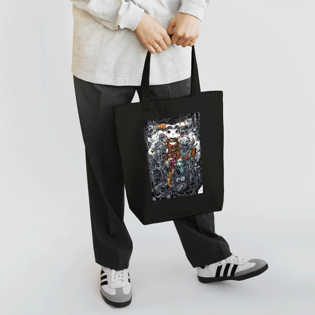 月が輝くこんな夜にの門番 Tote Bag