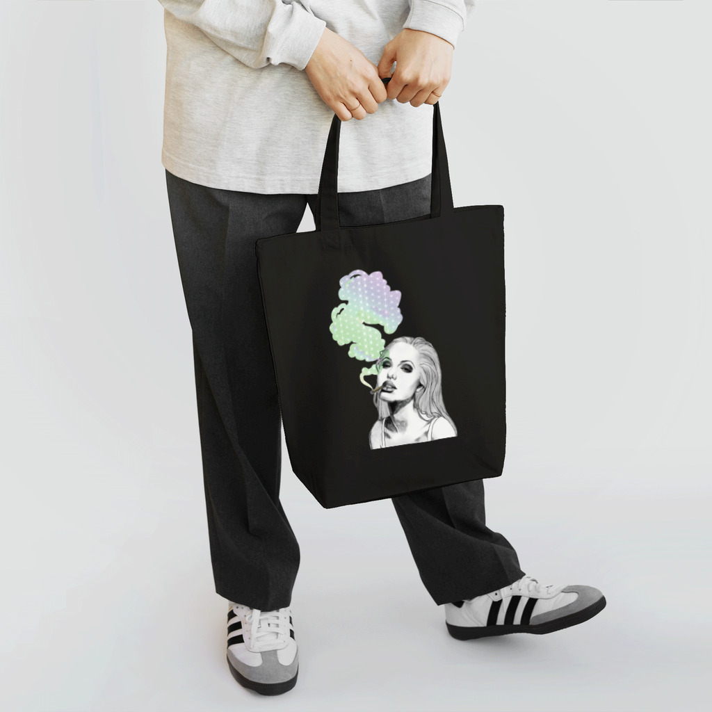 #420商店のSmoking Girl Tote Bag