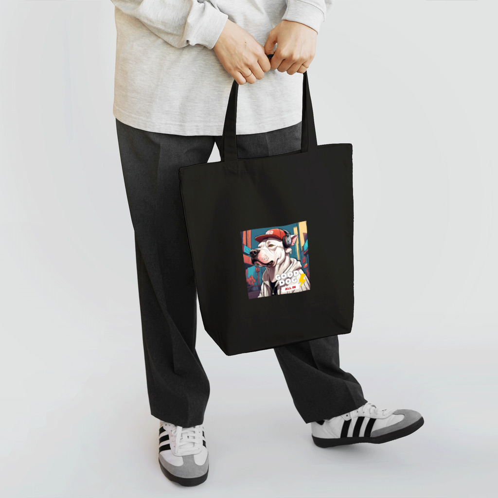 reon-5のストリート風の雰囲気が漂う犬のデザインです。 Tote Bag