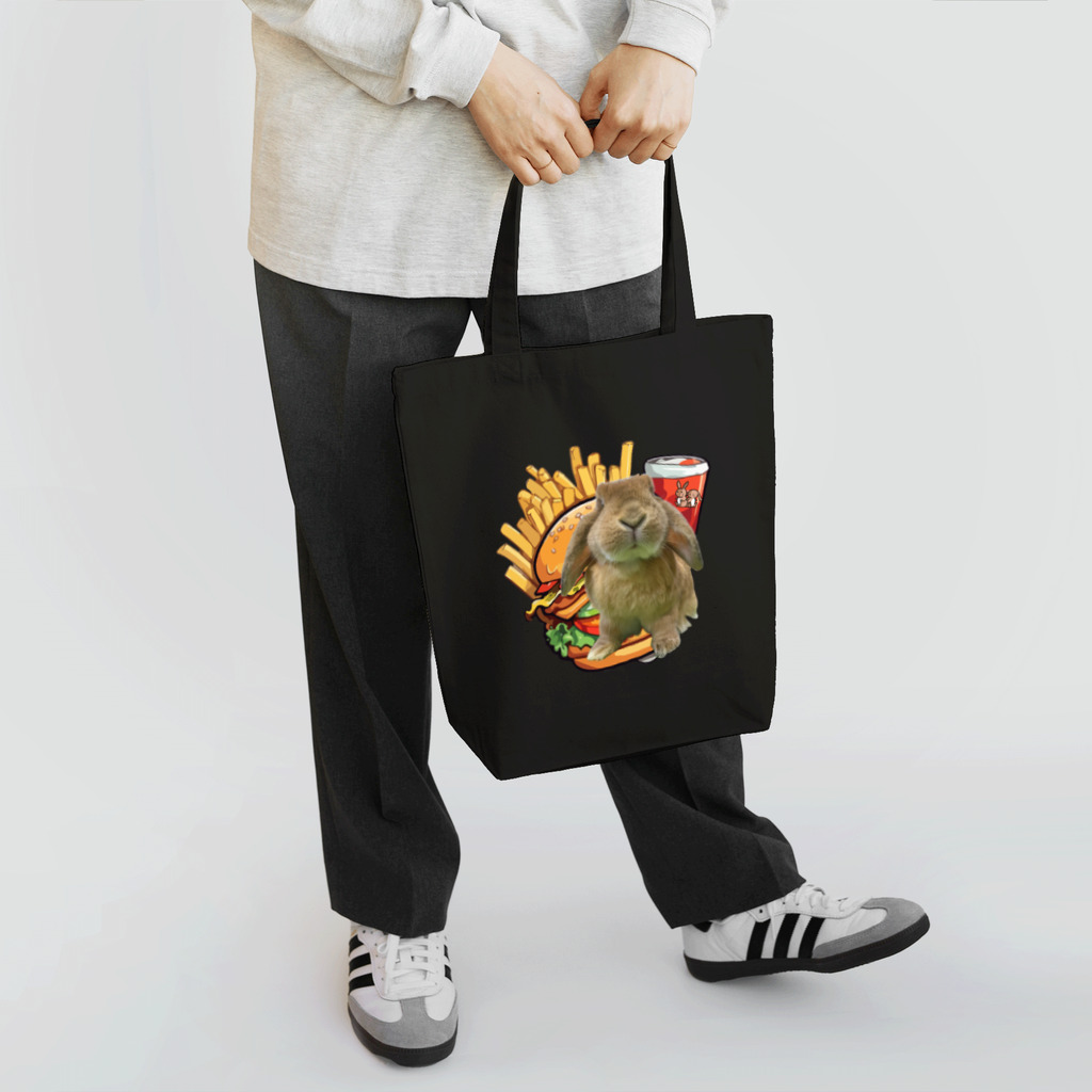 Bunny's Entertainmentの栗饅頭'sBURGER🍔 Tote Bag