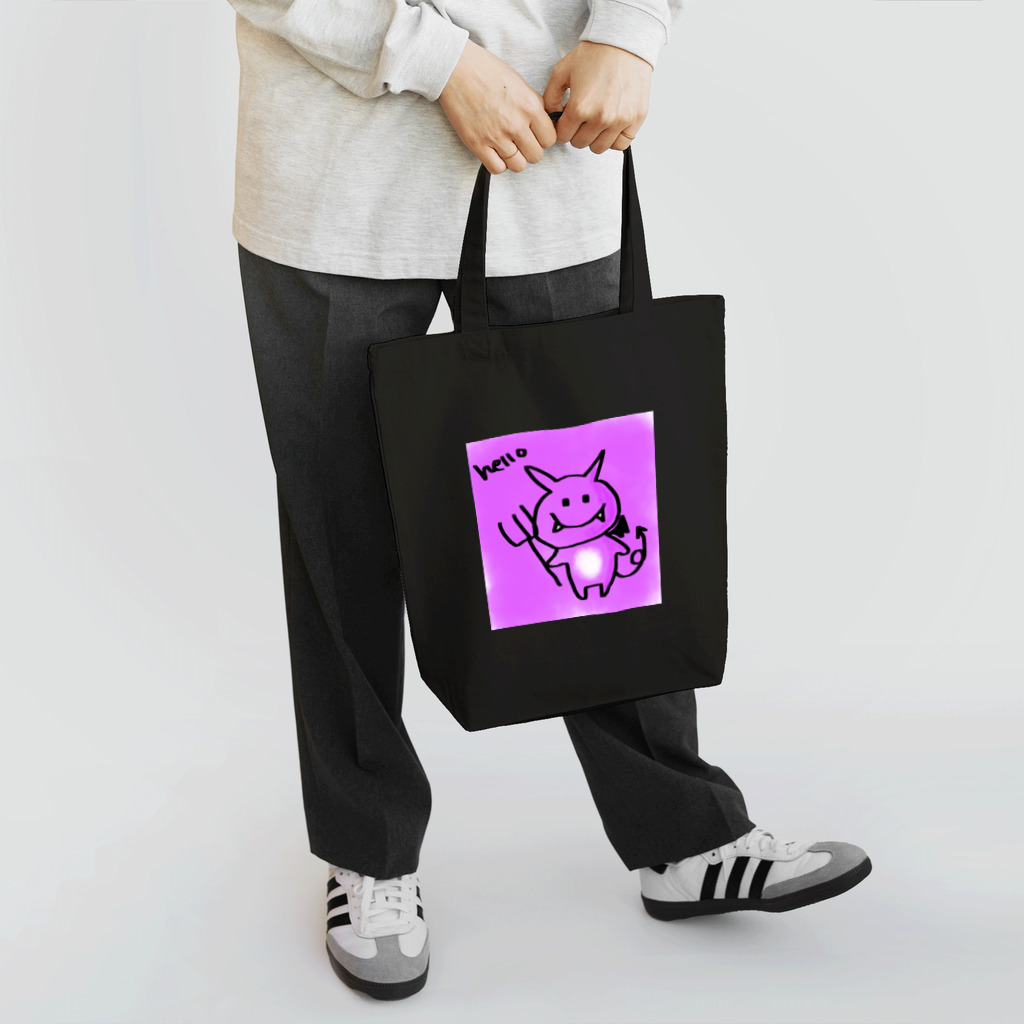 くまさんしょっぷのやさしいあくまさん Tote Bag