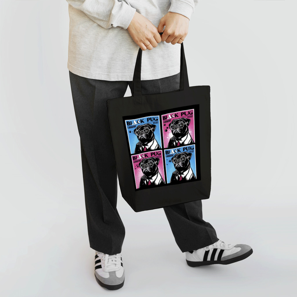 黒パグ🖤Black Pug laboratory🖤のBPL series Tote Bag