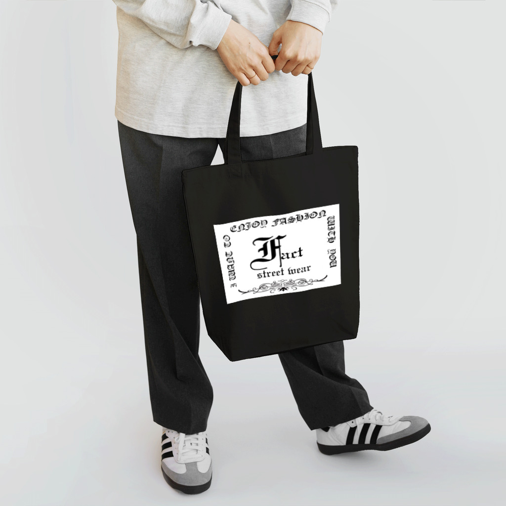 FACT street wearのfact メインロゴ　トートバッグ 에코백