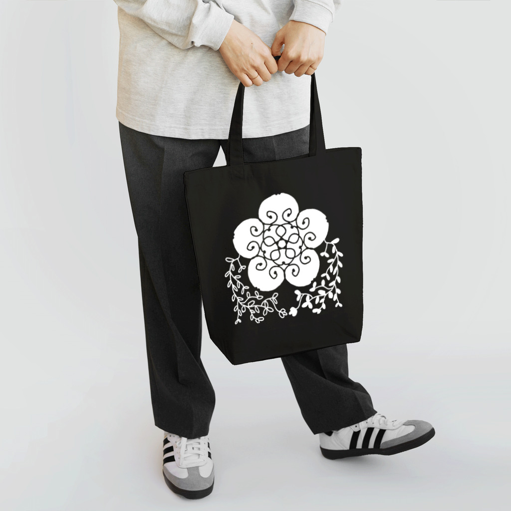 hnbs_souの黒でしか見えない花 Tote Bag