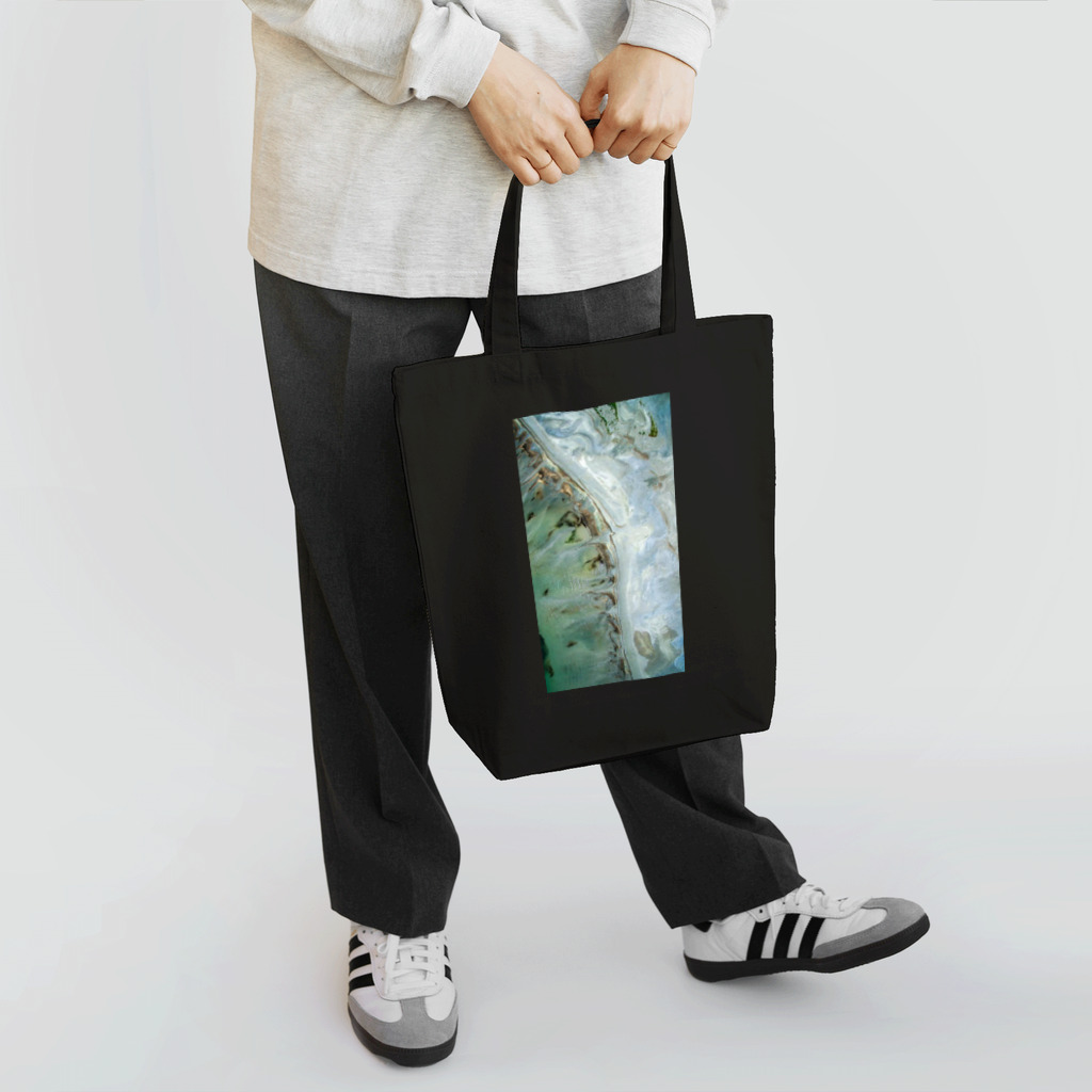 ya-pyの大理石 エメラルド Tote Bag