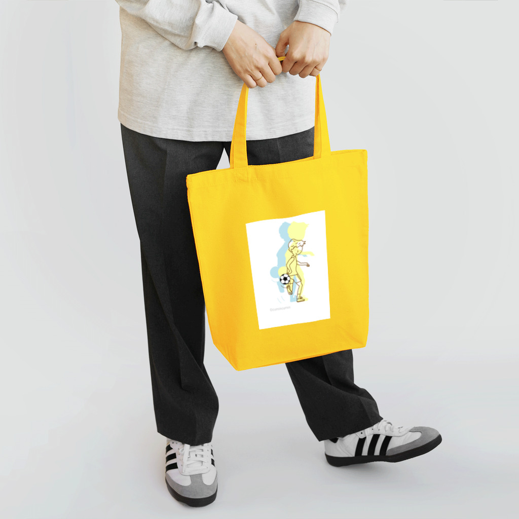 cumincuminのサッカー リフティングチャレンジ パターン1  Tote Bag