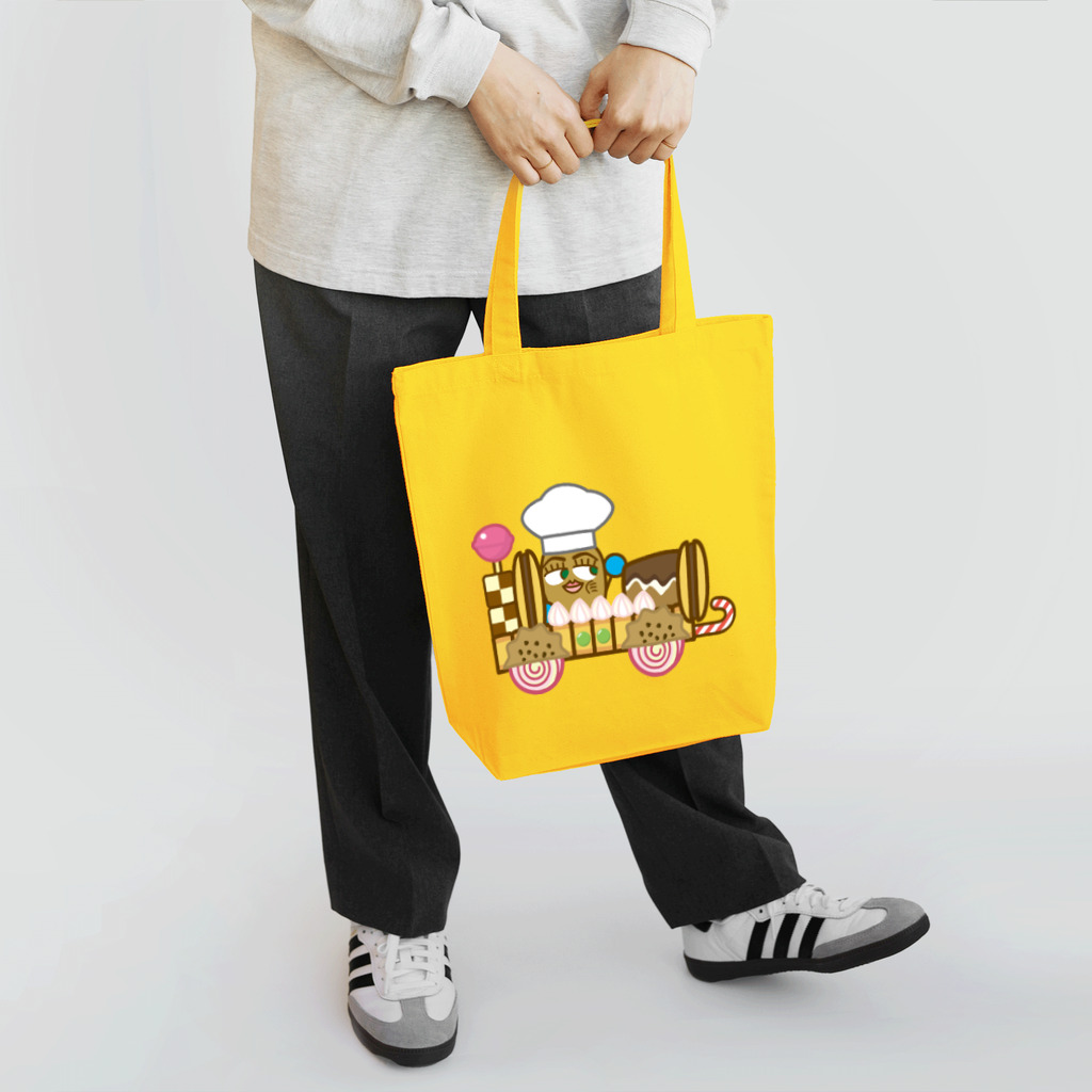 コメビツくんのローティさんのお菓子の車 Tote Bag