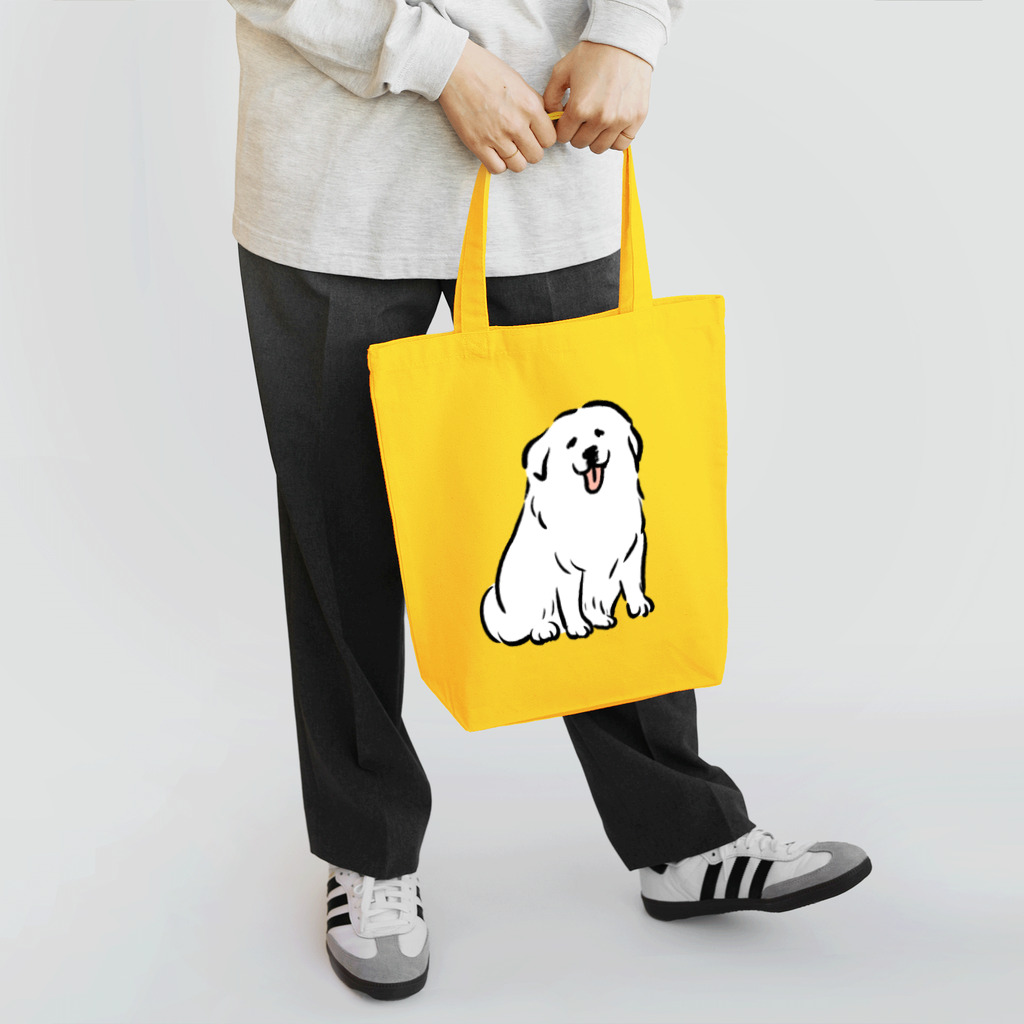 ぺろぺろぺろぺろ【せいこせんせい】のグレートピレニーズ【せいこせんせい】犬 Tote Bag