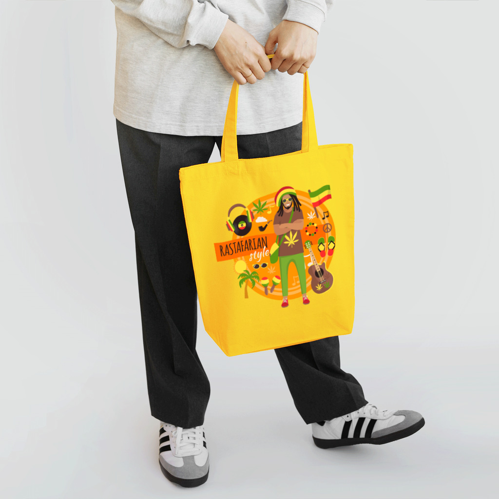 420 MUSIC FACTORYのラスタスタイル（レゲエな兄ちゃん） Tote Bag