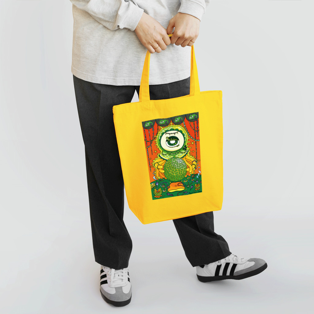 ぎょろぱちアイランドのメロンさんのメロン占い Tote Bag