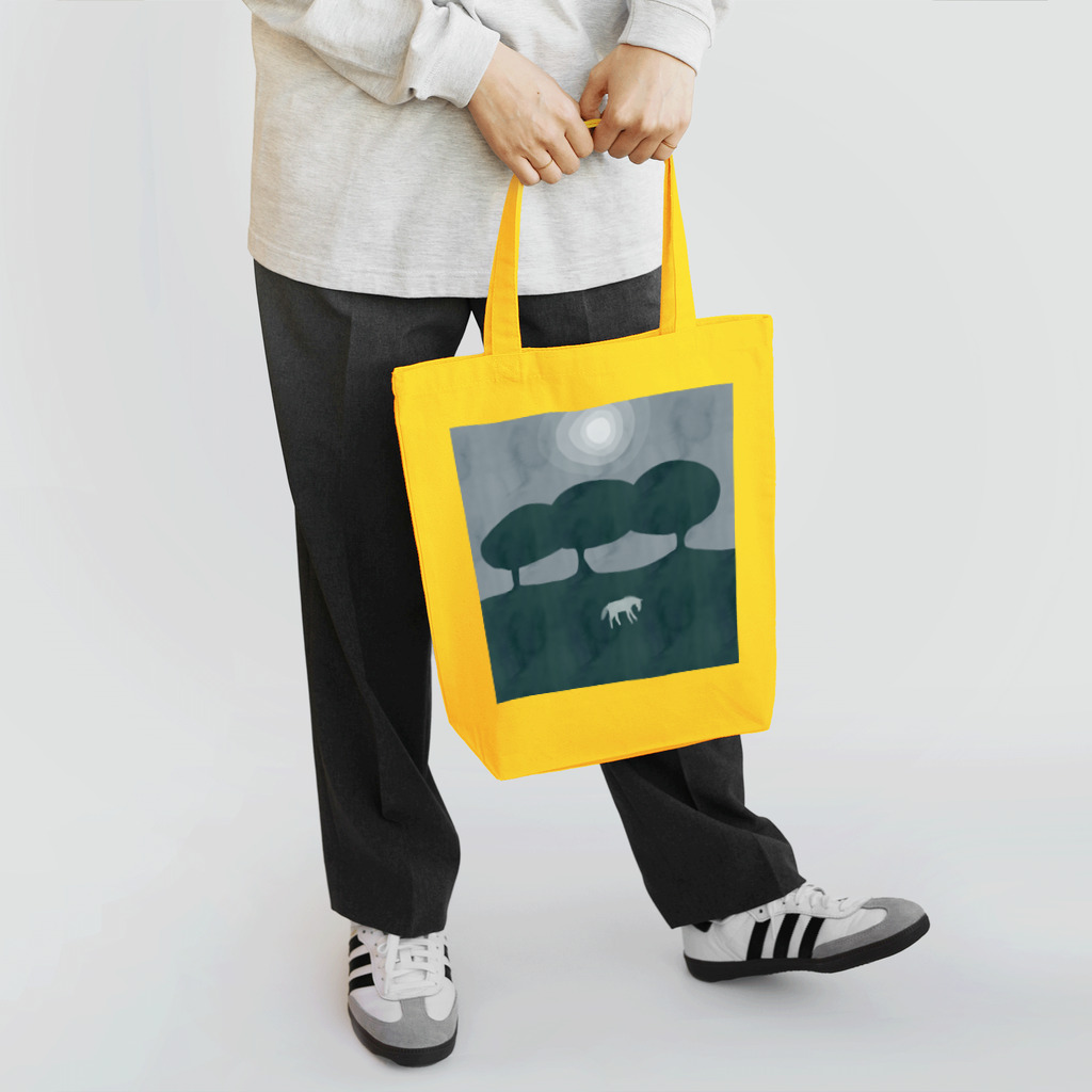 Omas Ladenの白いお馬 Tote Bag