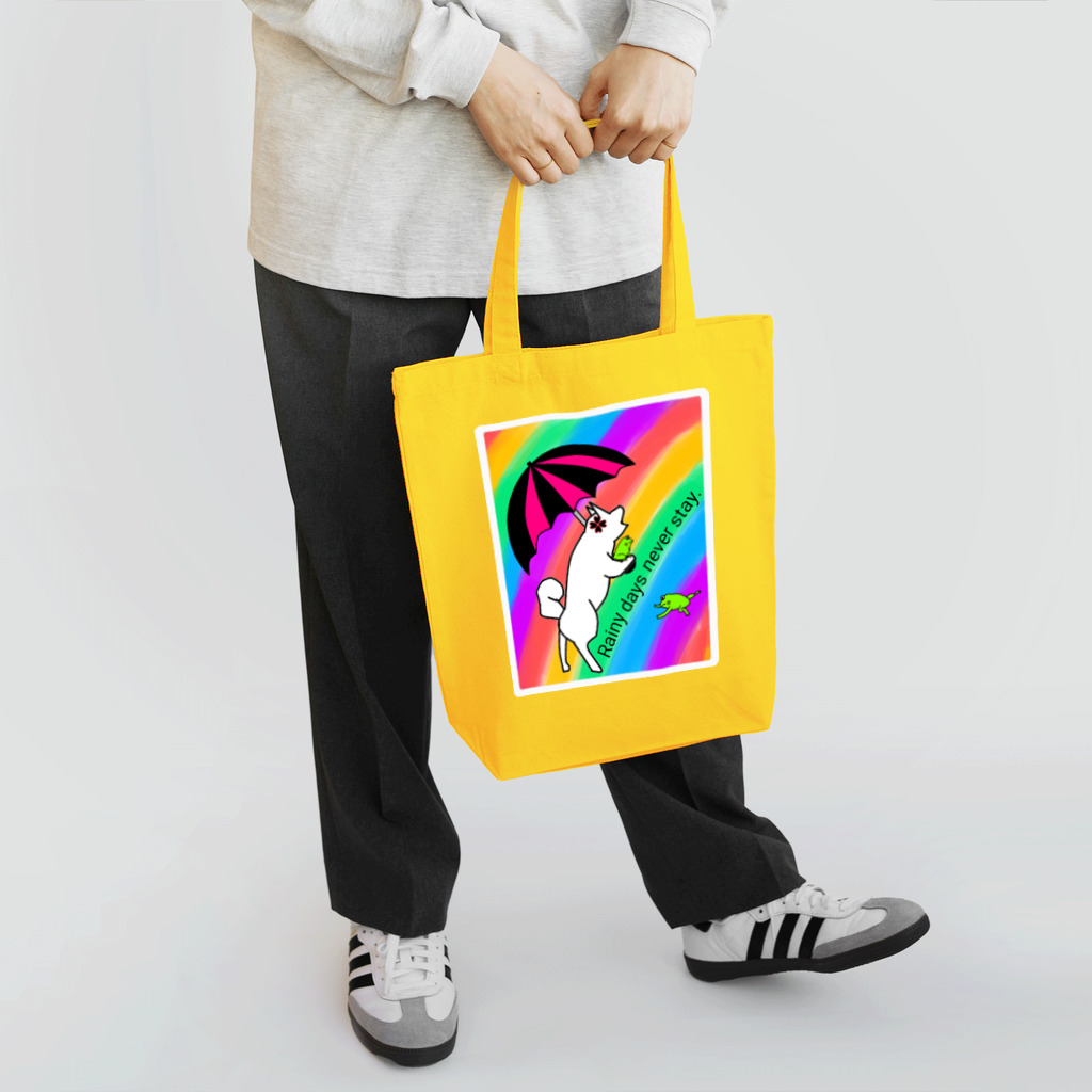 いっぷく処 てんてんの止まない雨はないよ Tote Bag