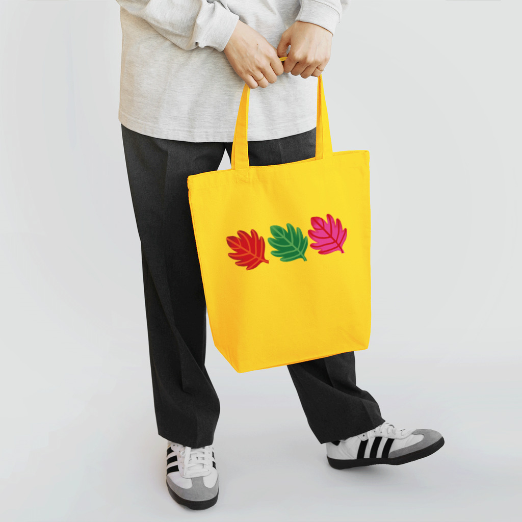 SACHI GRAPHIC ARTSのカラフルリーフ Tote Bag