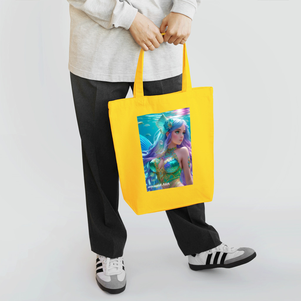 💖宇宙整体♪🌈♪こころからだチャンネル♪💖の mermaid  LARA Tote Bag