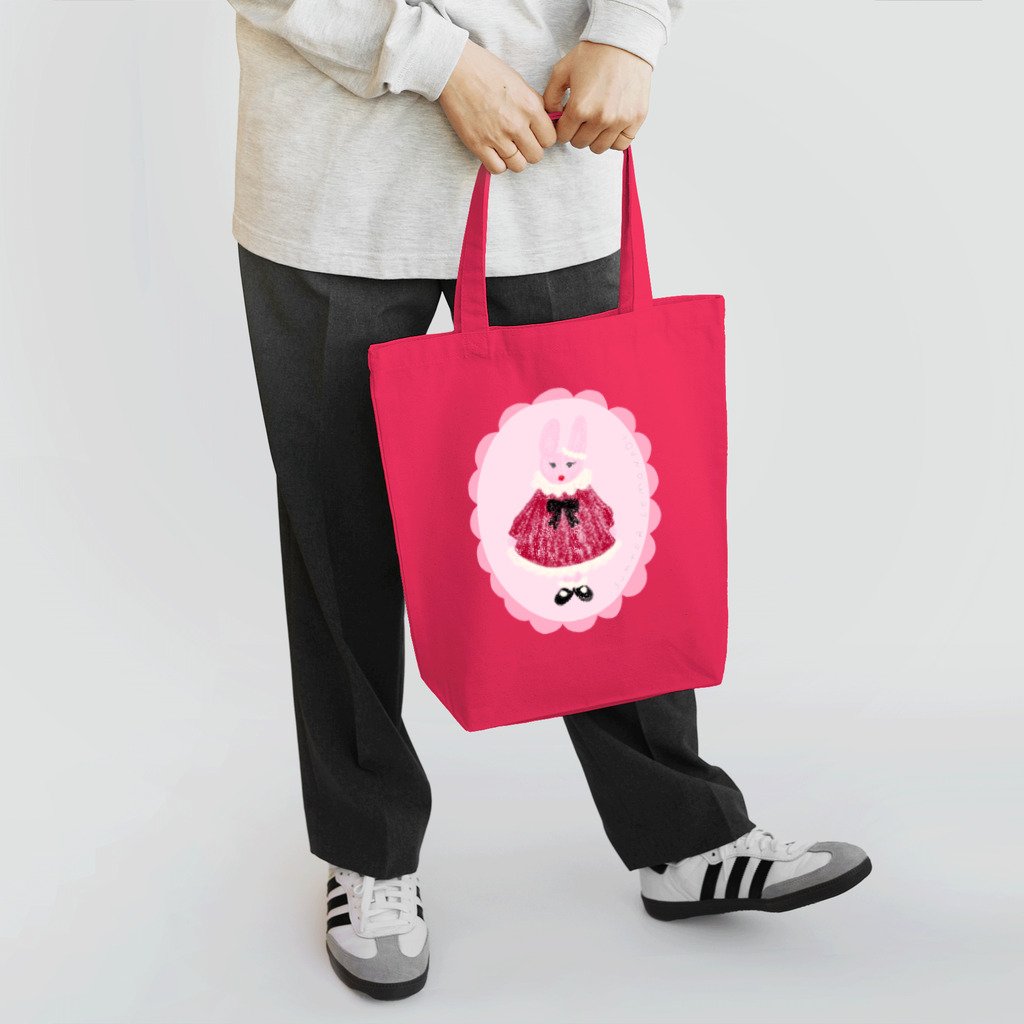 レモンスカッシュの泡のおめかしうさぎ Tote Bag