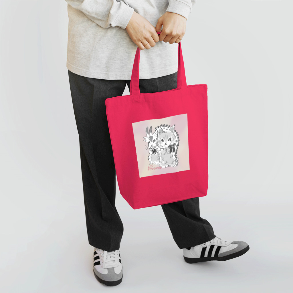 猫のきぬくんのお店の干支EMMA Tote Bag