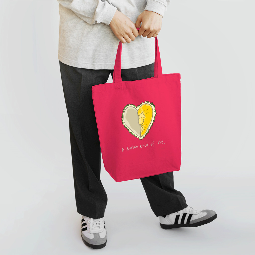 menmopostのA Durian Kind of Love Tote Bag