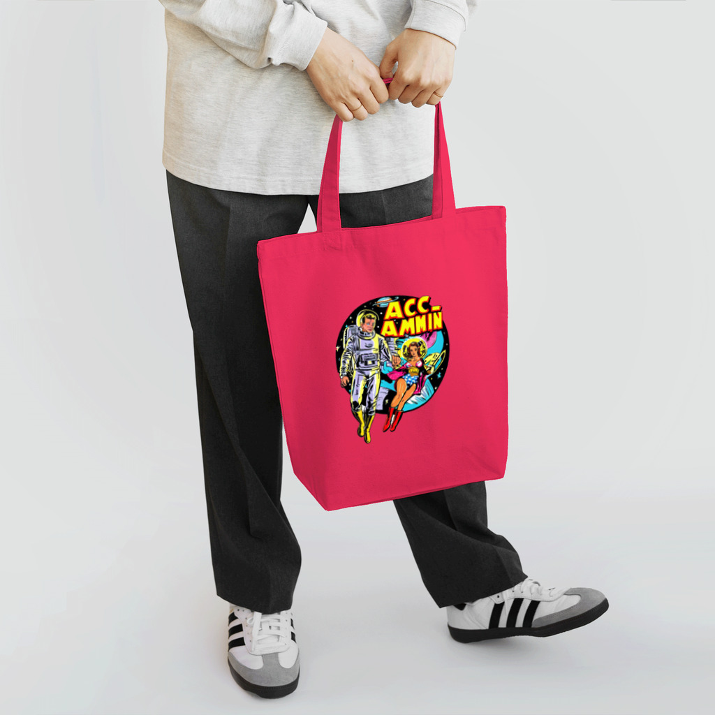 islandmoon13の宇宙の男女　　昔のアメコミ風 Tote Bag