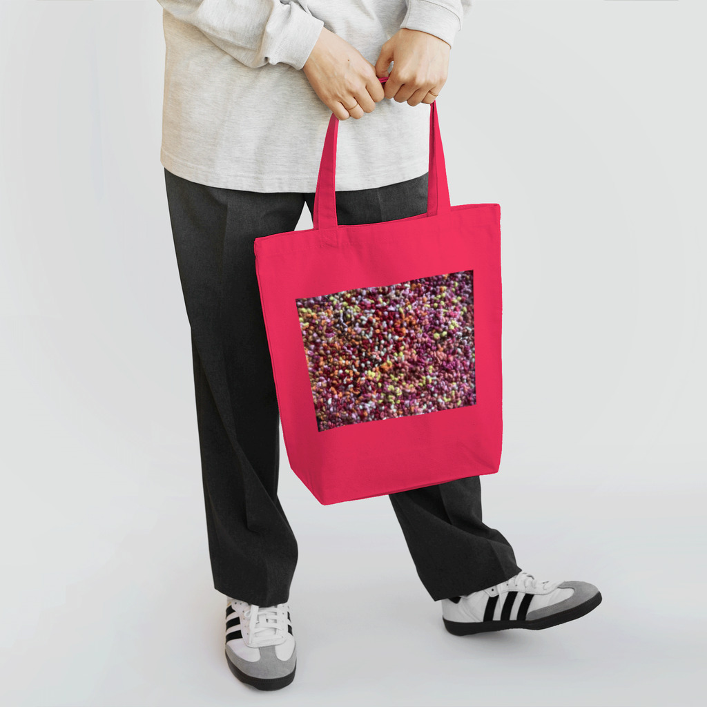 ライトグリーンのショップのフラワー① Tote Bag