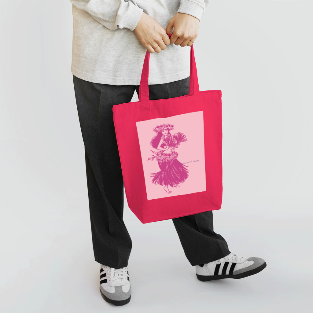 Noa Noa Art ＆ Designのタヒチアンダンサー｜Tahitian Dancer 02 Tote Bag