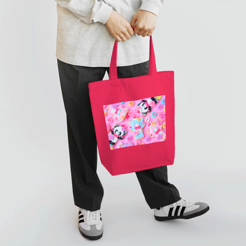 fancy fake sweets Marianne☆のくまちゃんパンダちゃんクッキー🍪 Tote Bag