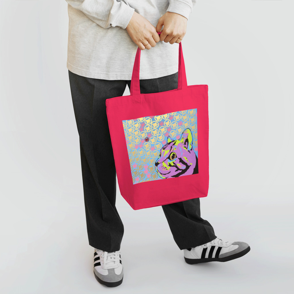 高井里華の丸に千鳥【猫】【千鳥】【家紋】 Tote Bag