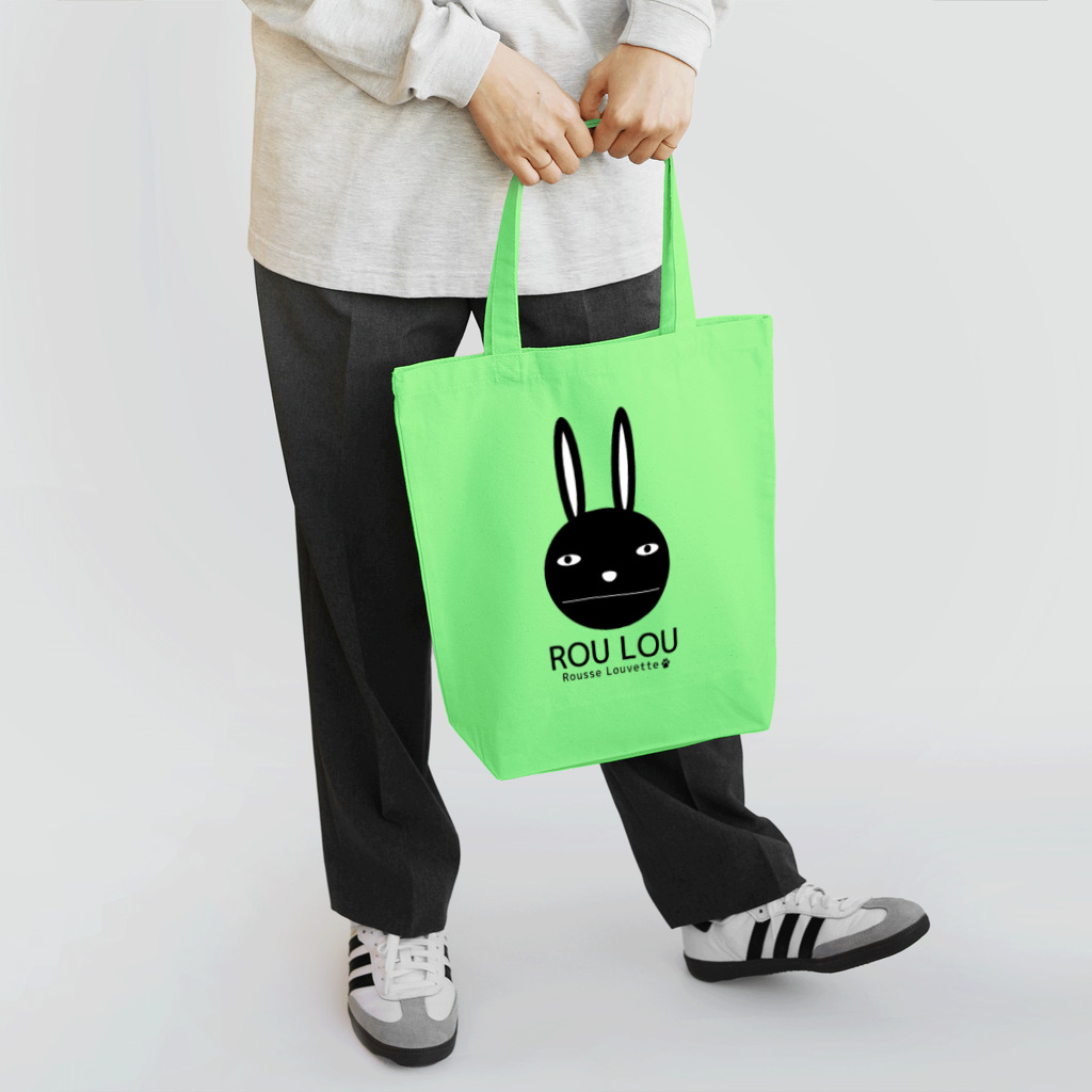 ROU LOU『Rousse Louvette（ルースルーヴェット）』のROU LOU うさぎ宇宙人 ラビテイリアン Tote Bag