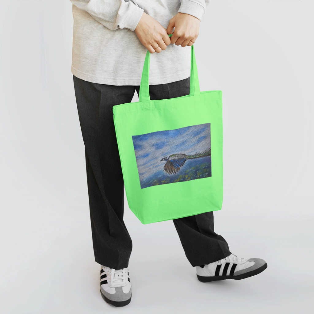 ふにかめアートのふにかめオリジナルアートトートバッグ／孔雀(百年の孤独) Tote Bag