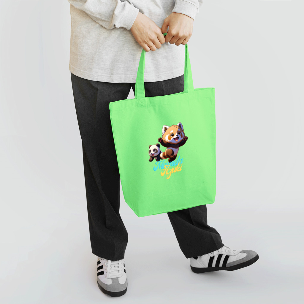 「キュートなアズキとマメタのワンダフル・ドリームランド」の『アズキとマメタ　キラキラしあわせワンダーボックス』！ Tote Bag