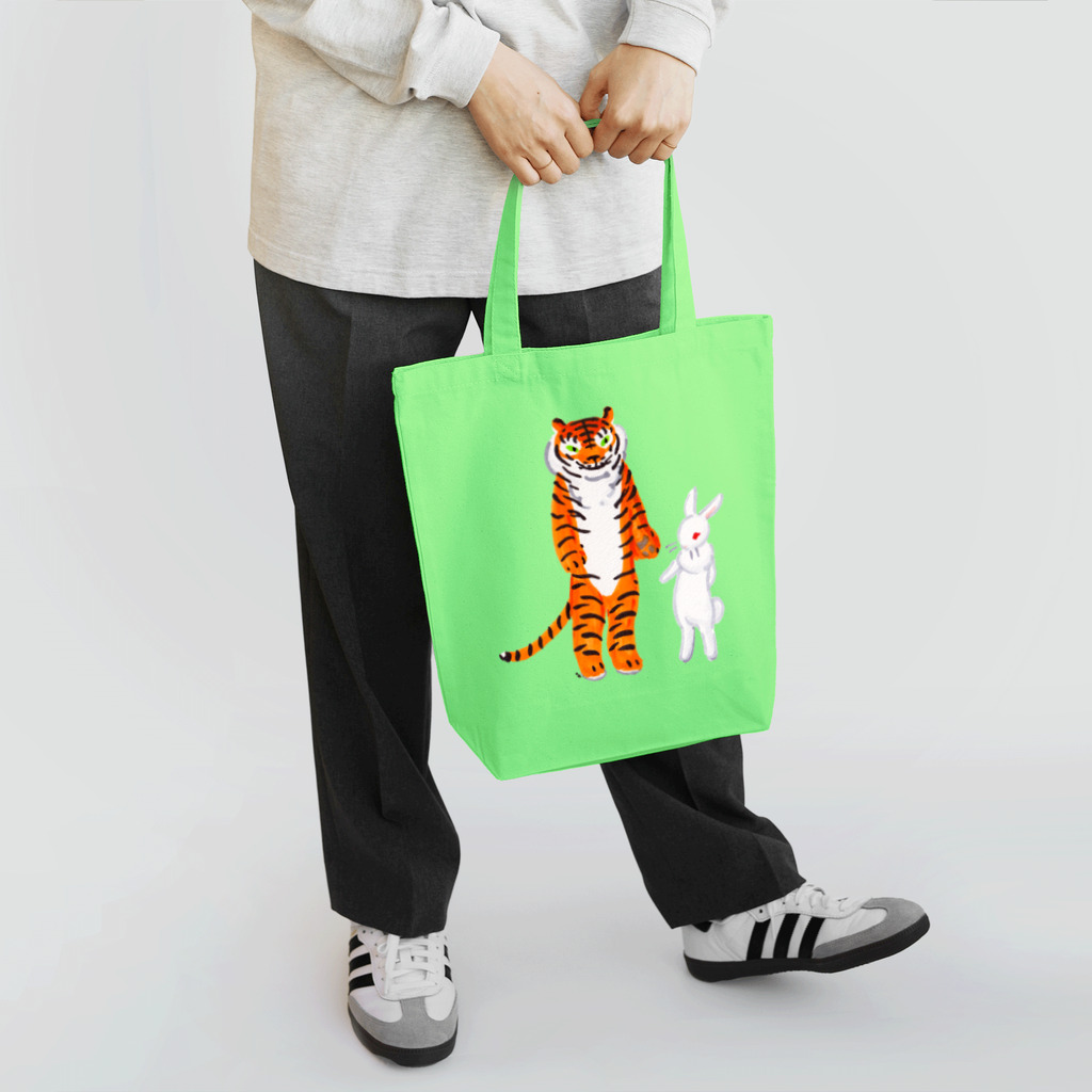 segasworksのトラちゃんとウサギちゃん Tote Bag