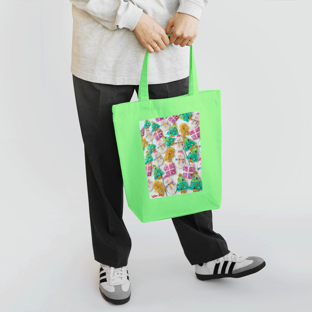 前田悠花｜イラストレーターの★プラ板作品フォト★クリスマス Tote Bag