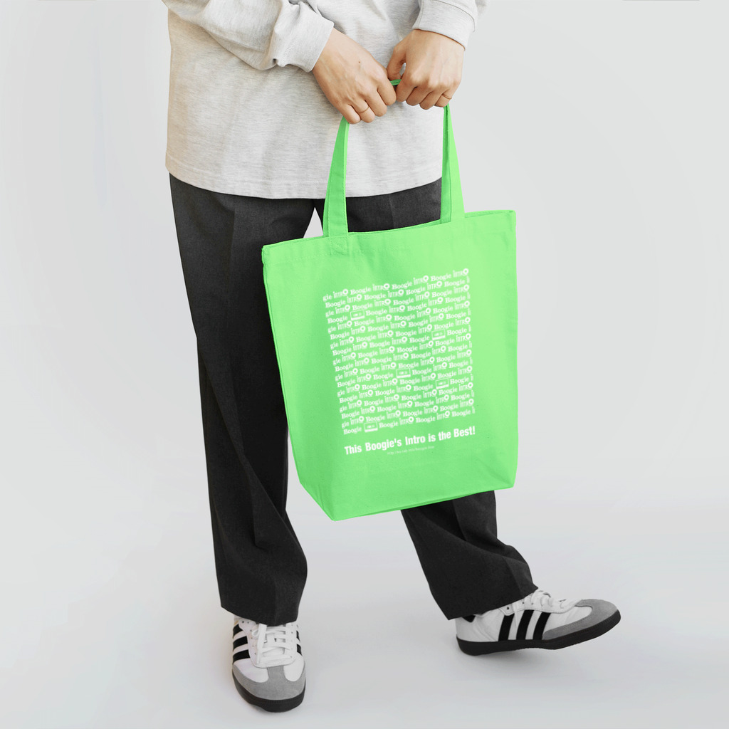 音楽酒場 ブギのモノグラム白プリ Tote Bag