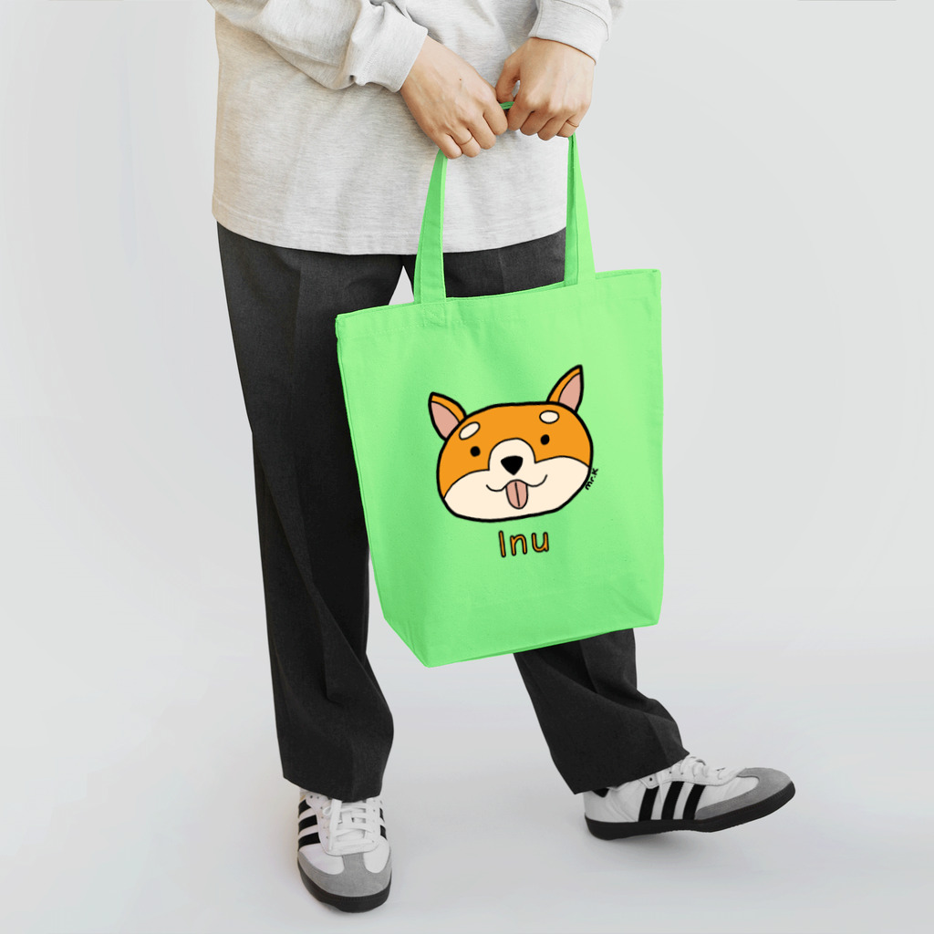 MrKShirtsのInu (犬) 色デザイン Tote Bag