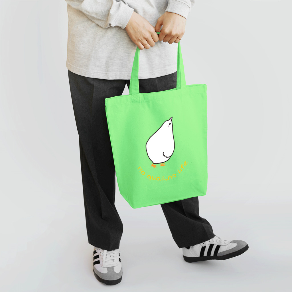 たんぼくの白ヒメウズラさん Tote Bag