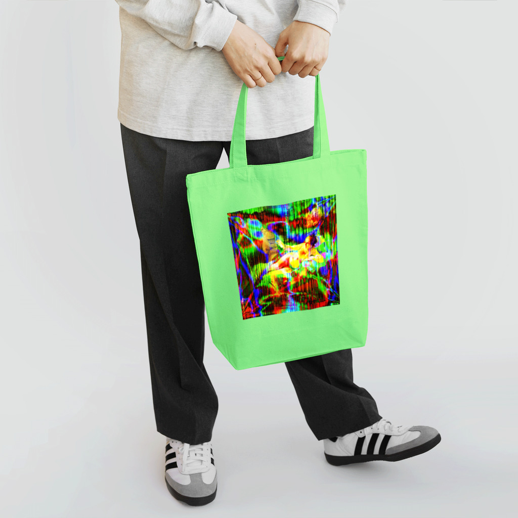 アインシュタインキャットのダナエ（スクウェア）（レンブラント） Tote Bag