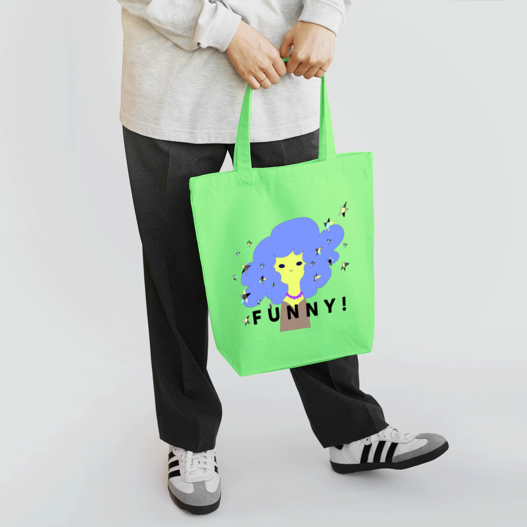 ほあわのほあわ◌ファニーな女の子のトートバッグ Tote Bag