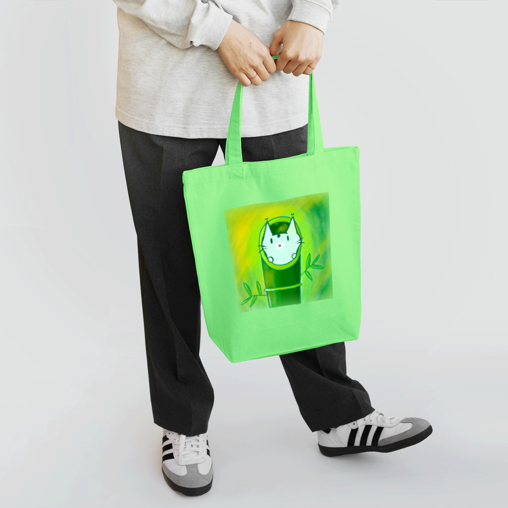 まりにゃんずのぴょこっと たけにゃん Tote Bag