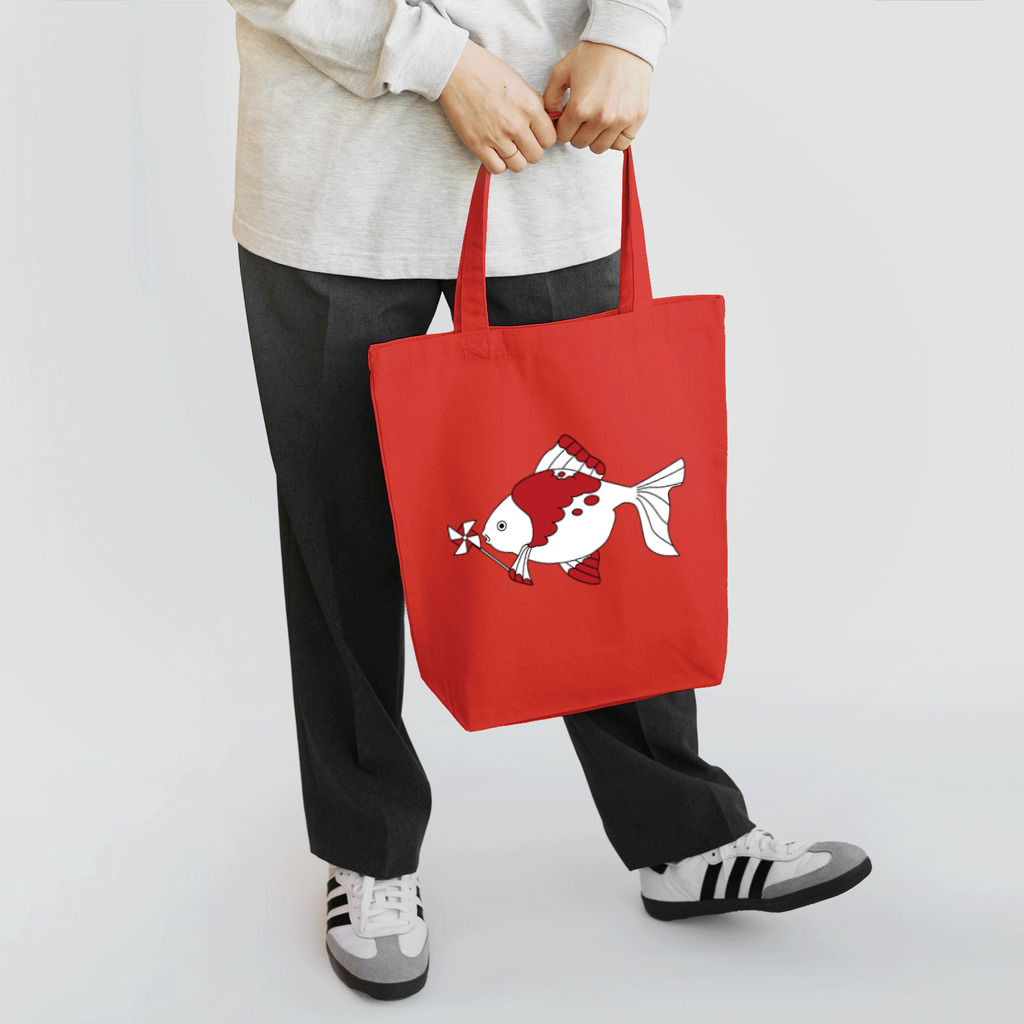 Amiの風車白金魚 Tote Bag