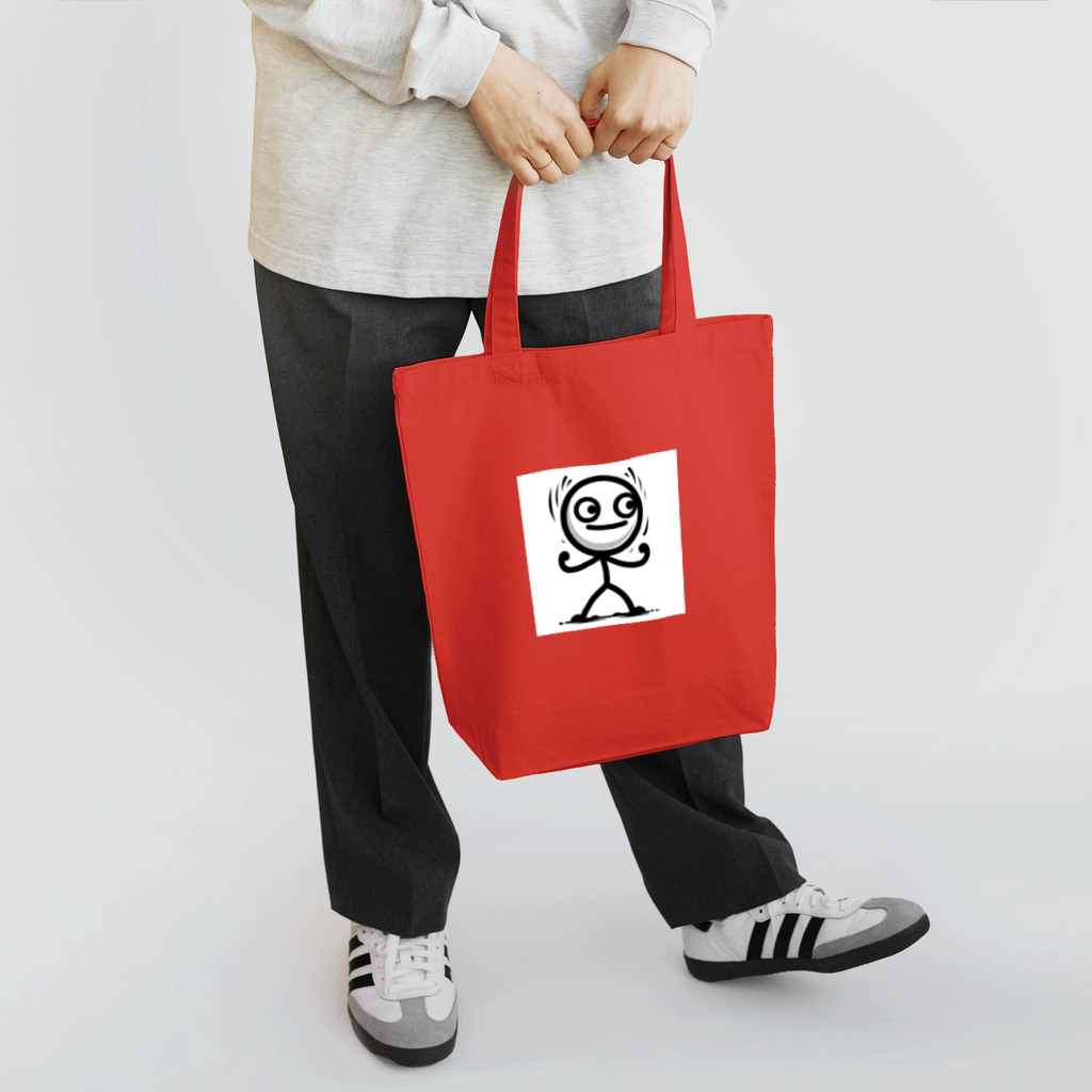 Design by hisachilの線人くん(ガッツ) Tote Bag