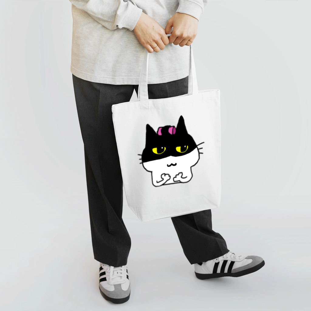 happydonguriのカーラー取り忘れちゃった猫ちゃん Tote Bag