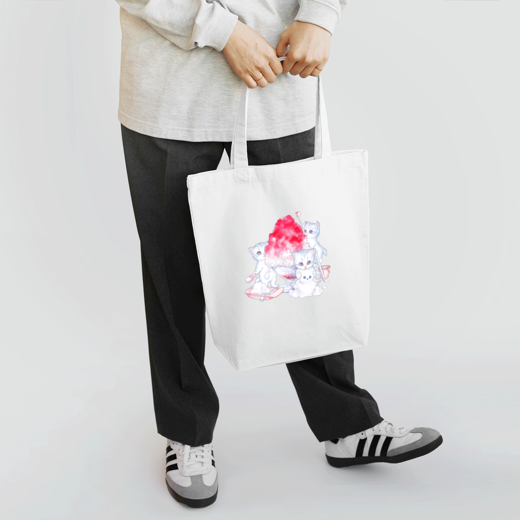 nya-mew（ニャーミュー）のかき氷大好き Tote Bag