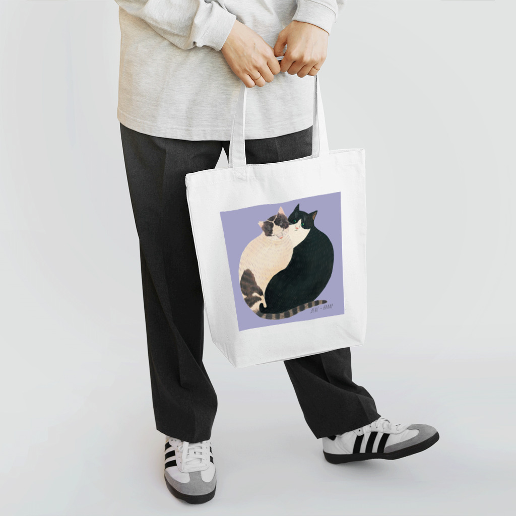 ネコノートショップ（neco-note shop）のハリー＆ベンツ（てんしんらんまんな☆ラッキー） Tote Bag