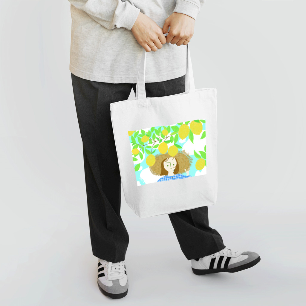 koharuのレモン畑の女の子 Tote Bag