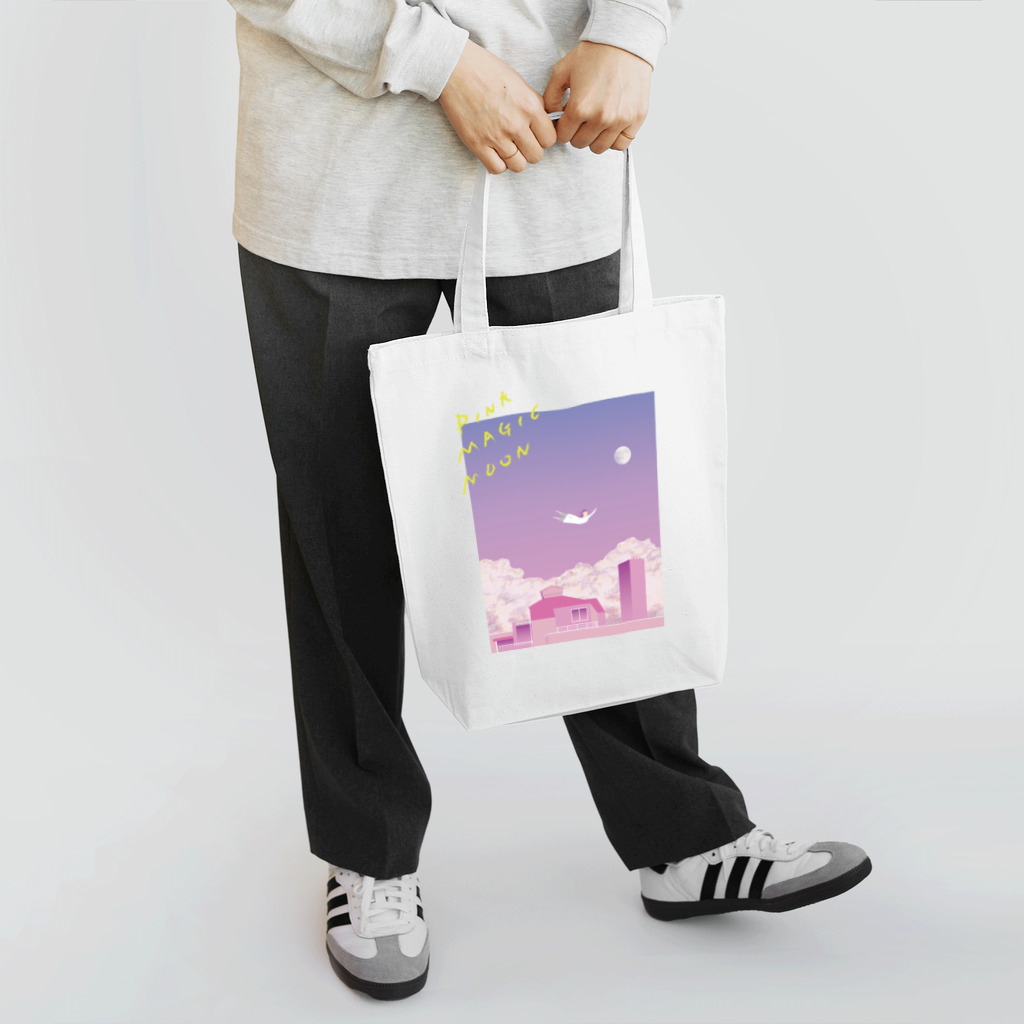 【utatane scenery】のPINK MAGIC MOON Tote Bag